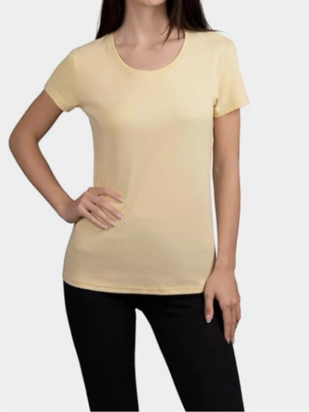 Kirkland Signature Womens Medium Short Sleeve Scoop Neck